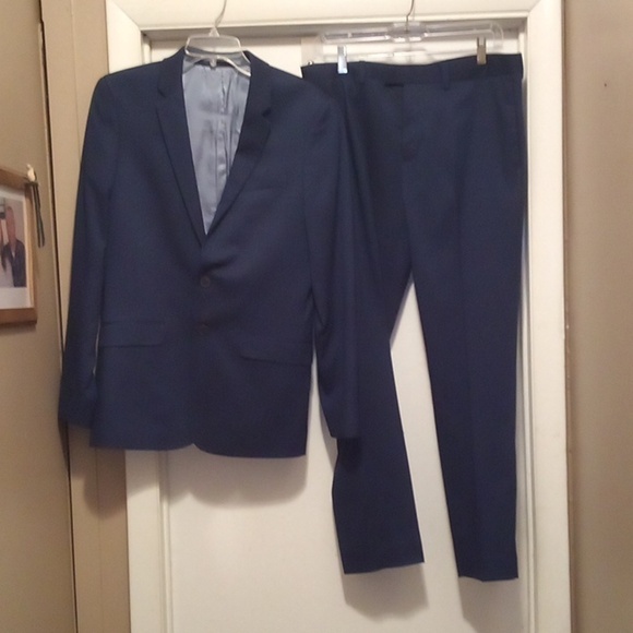 NWOT - TOPMAN Blue Dress Suit Set - 2PC Set (SEE DESCRIPTION) - Picture 1 of 15